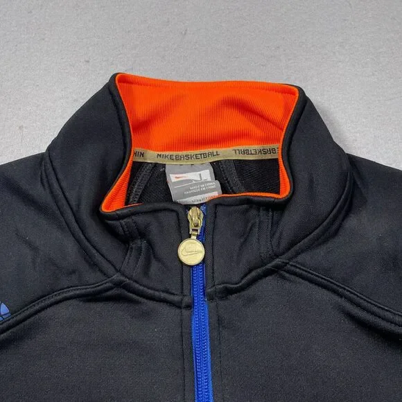 Vintage Nike Jacket Men's Large Basketball Full Zip‎ Warm Up Russia China US Y2K